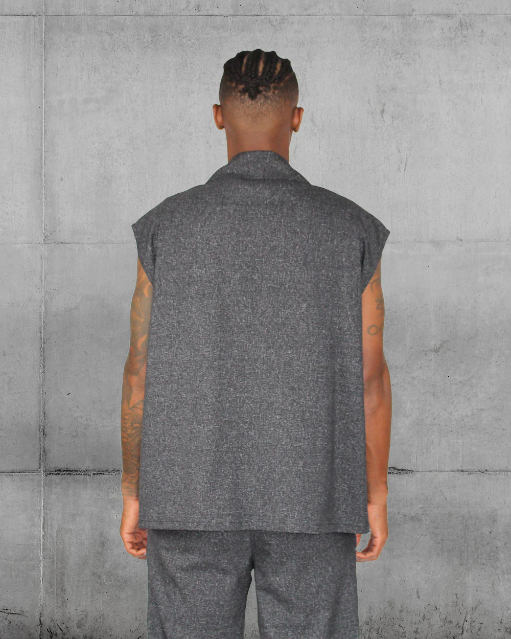 Carpenter vest Dark Grey Lownn