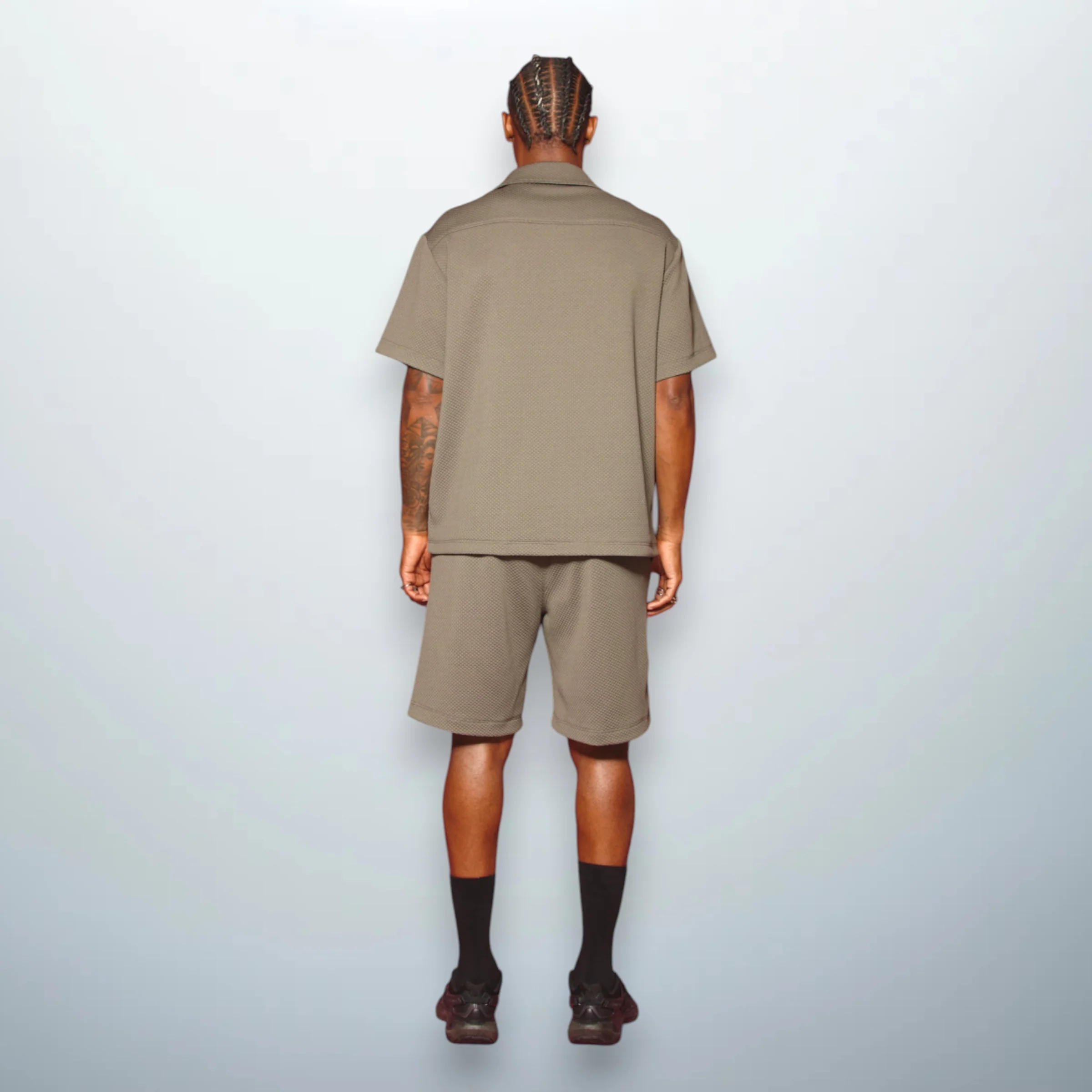 Textured Khaki Shirt
