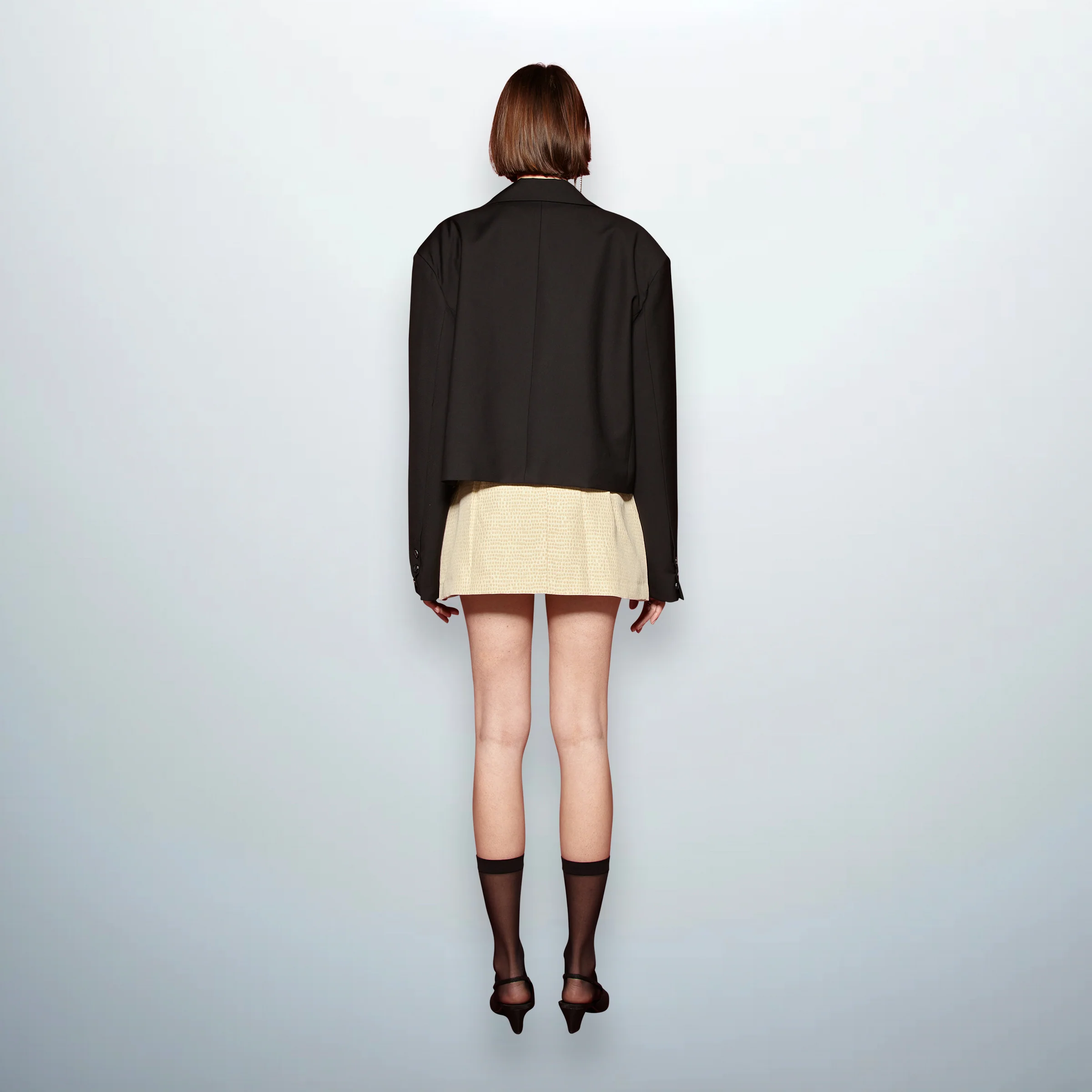 Padded Crop Blazer