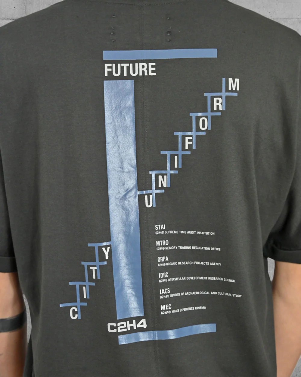 Slogan Stair T-Shirt C2H4