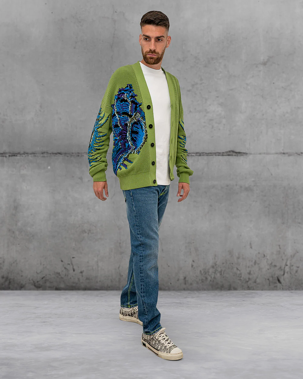 Denim Pants Yellow stitch By MSGM