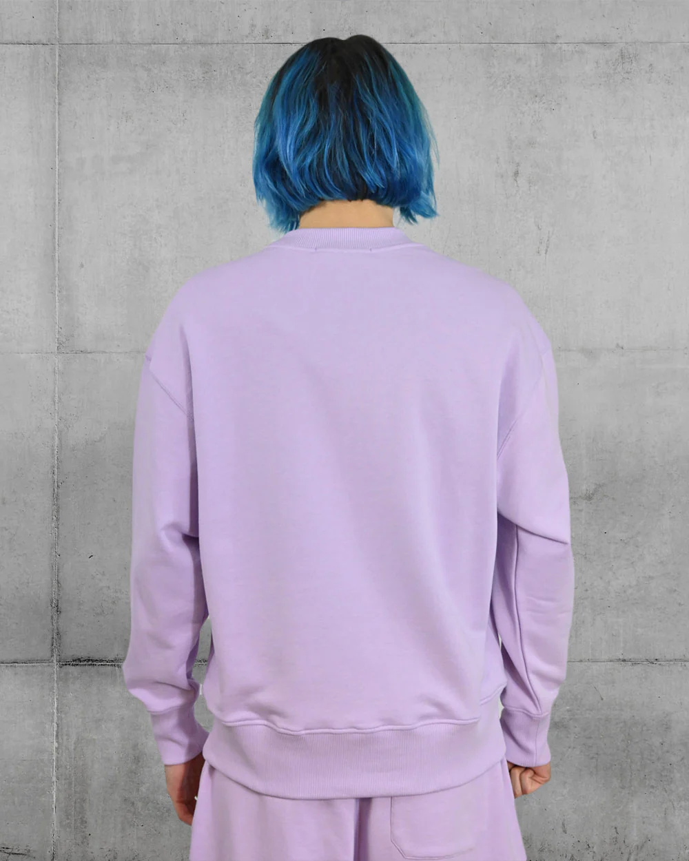 Lilac Felpa Sweatshirt Logo MSGM