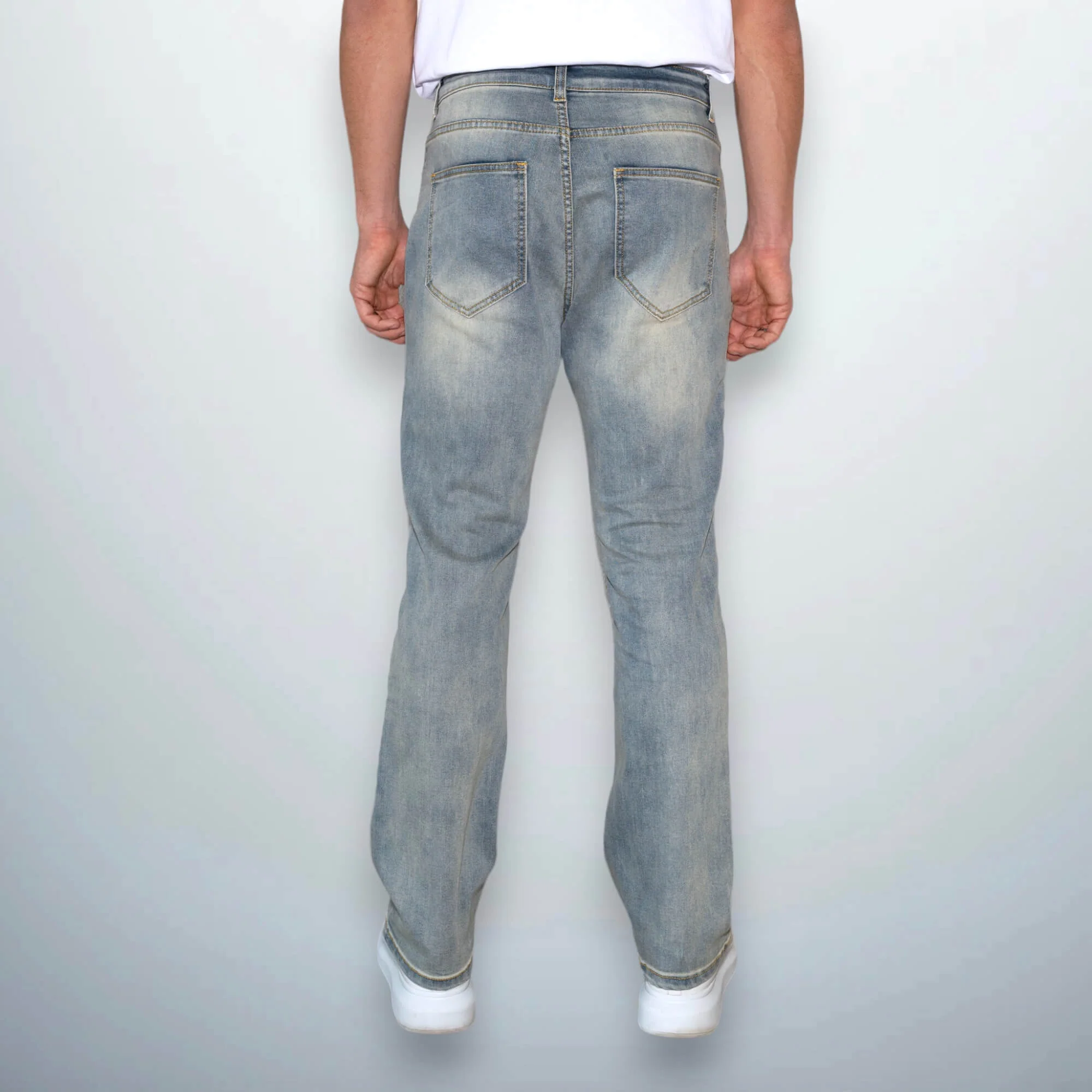 Blue Washed Retro Denim