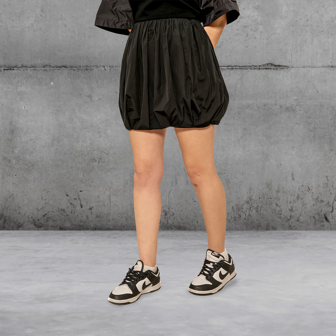 Woman Balloon Mini Skirt by Juun.J