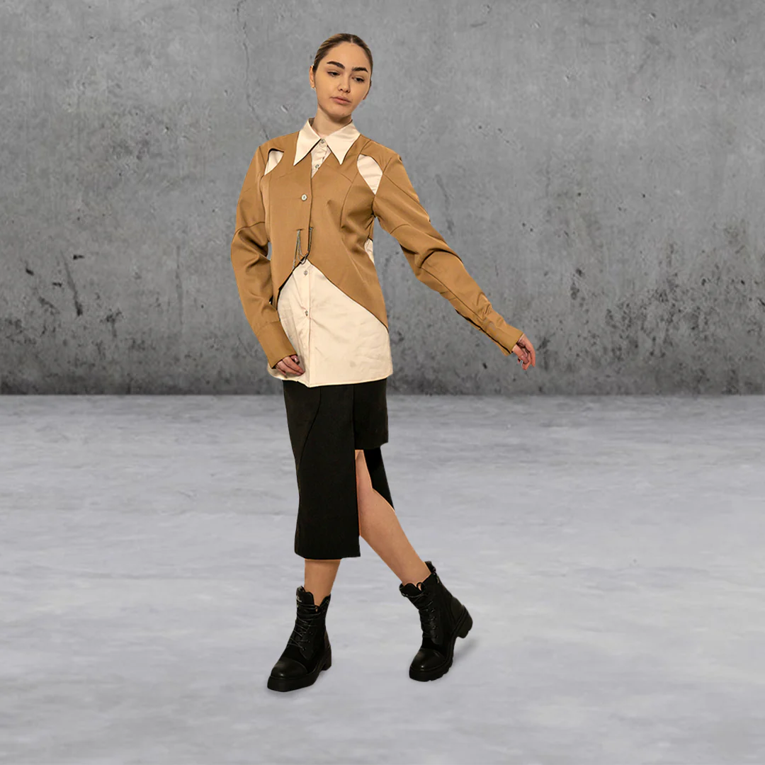 Layered Hollowed-Out Tailored