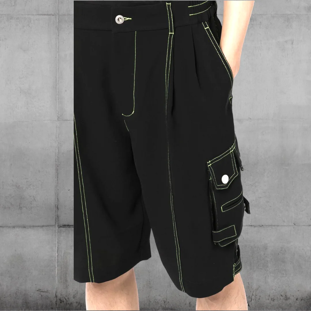 Contrast Stitch Cargo Short