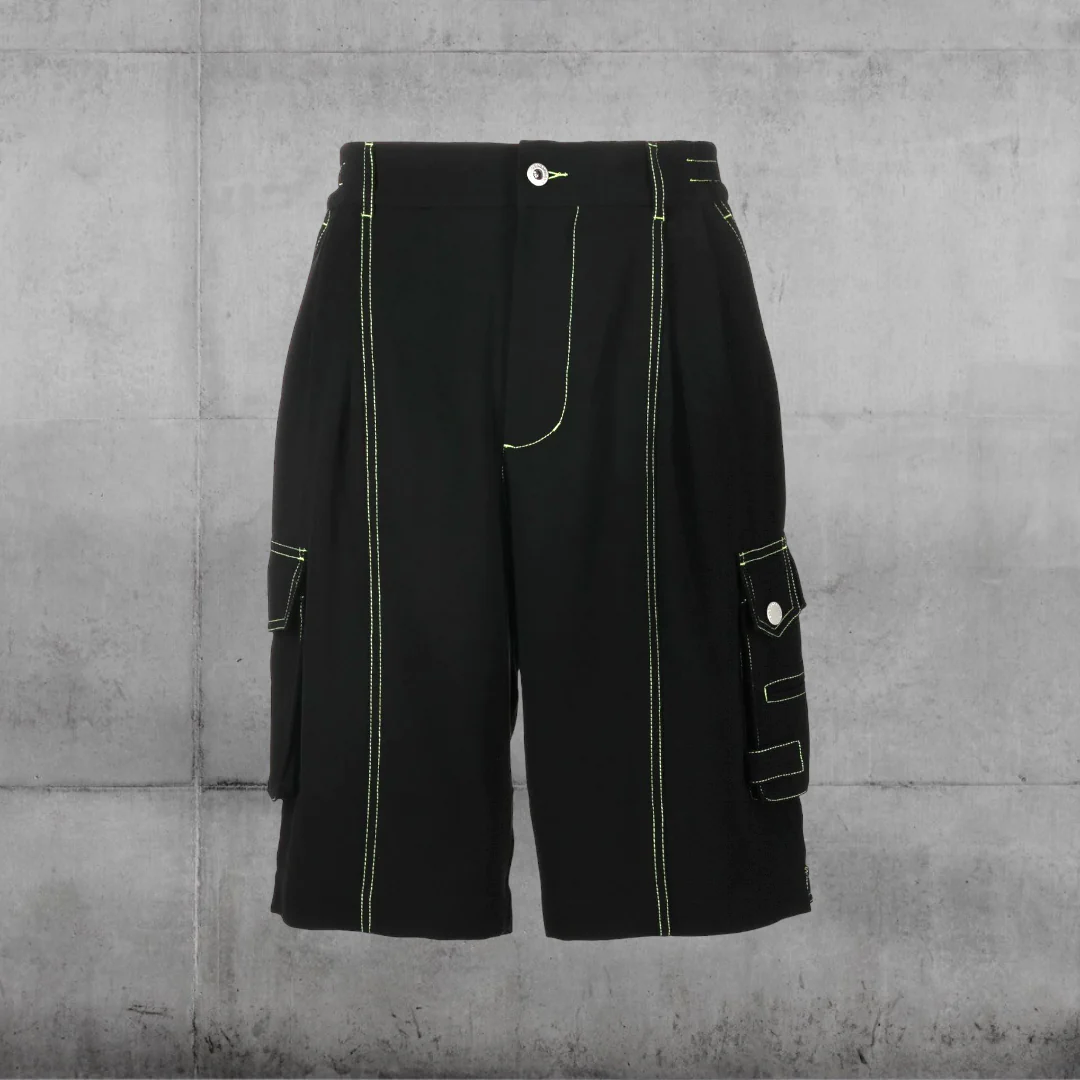 Contrast Stitch Cargo Short
