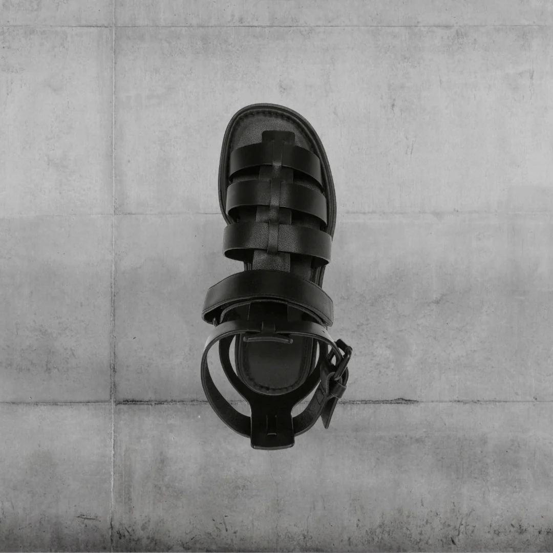 Cage Leather Sandals