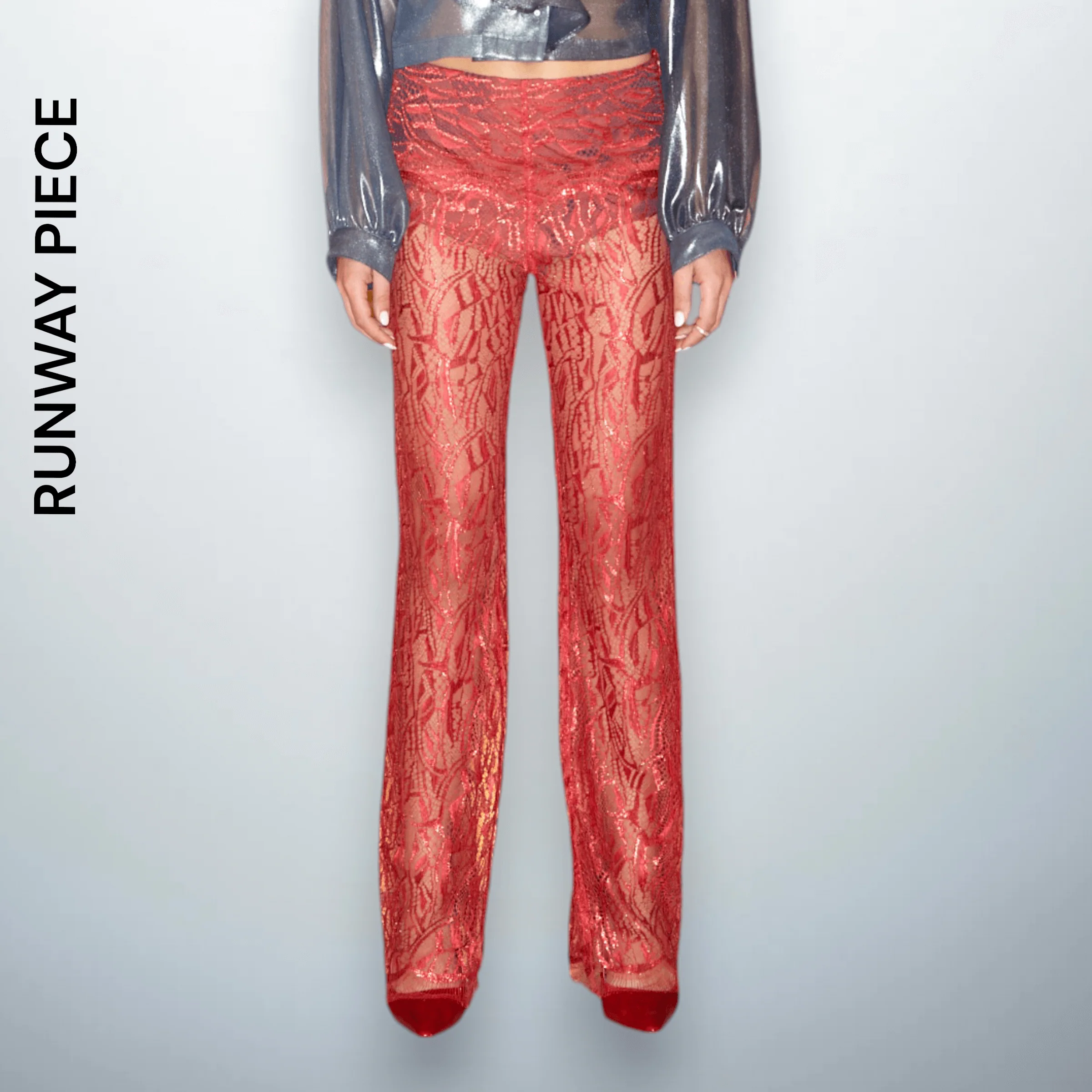 Red Lace Trousers