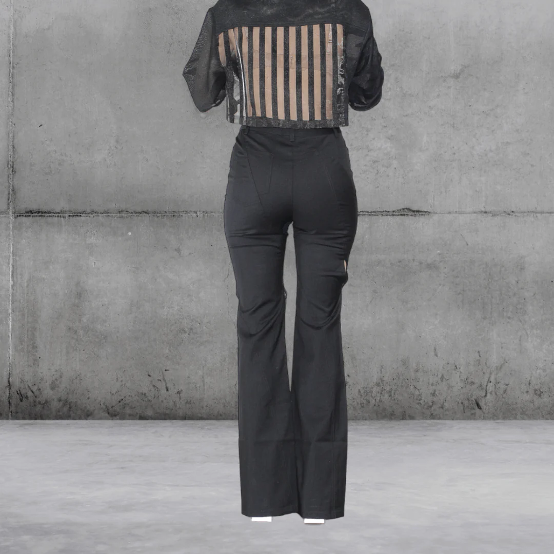 Cut out Flare pants