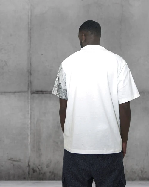 The PRINTED T-SHIRT White By Feng Chen Wang