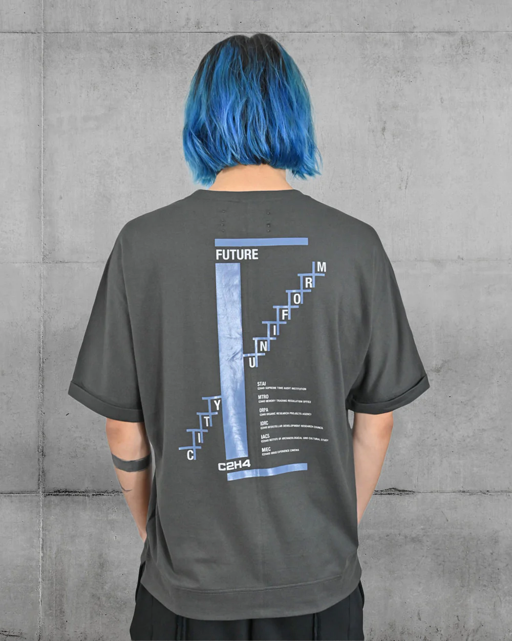 Slogan Stair T-Shirt C2H4