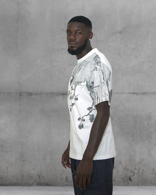 The PRINTED T-SHIRT White By Feng Chen Wang