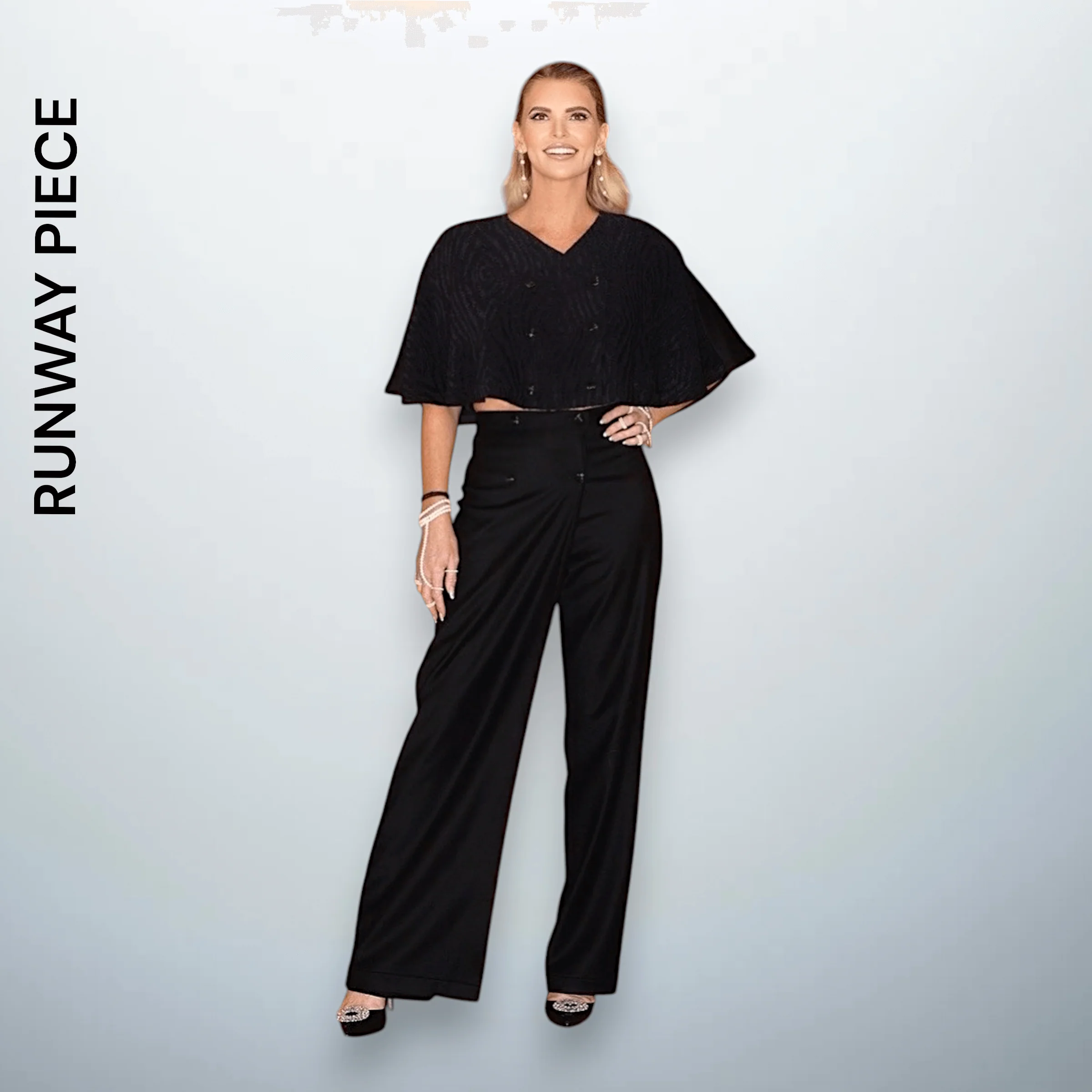 Wide-Leg Wool Trousers