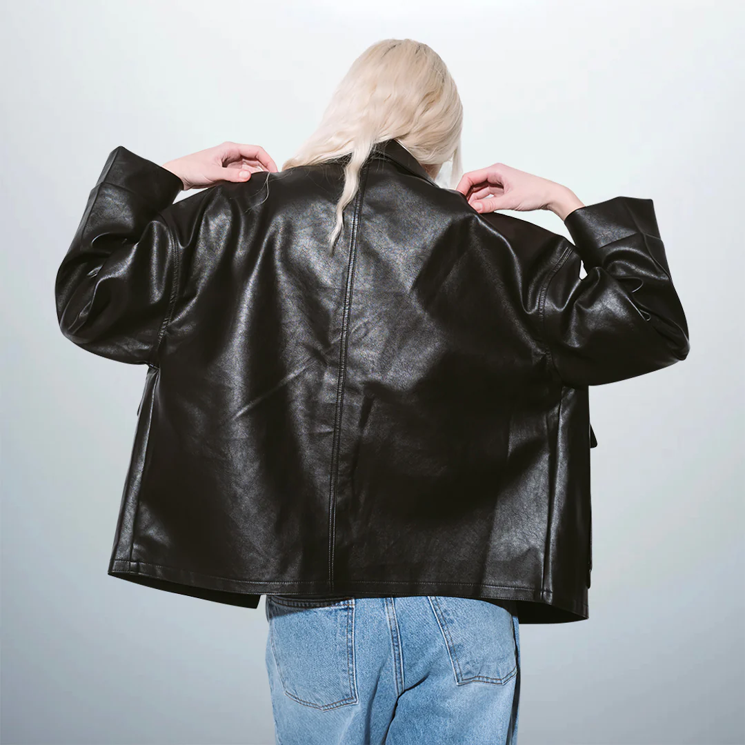 Faux-Leather Jacket