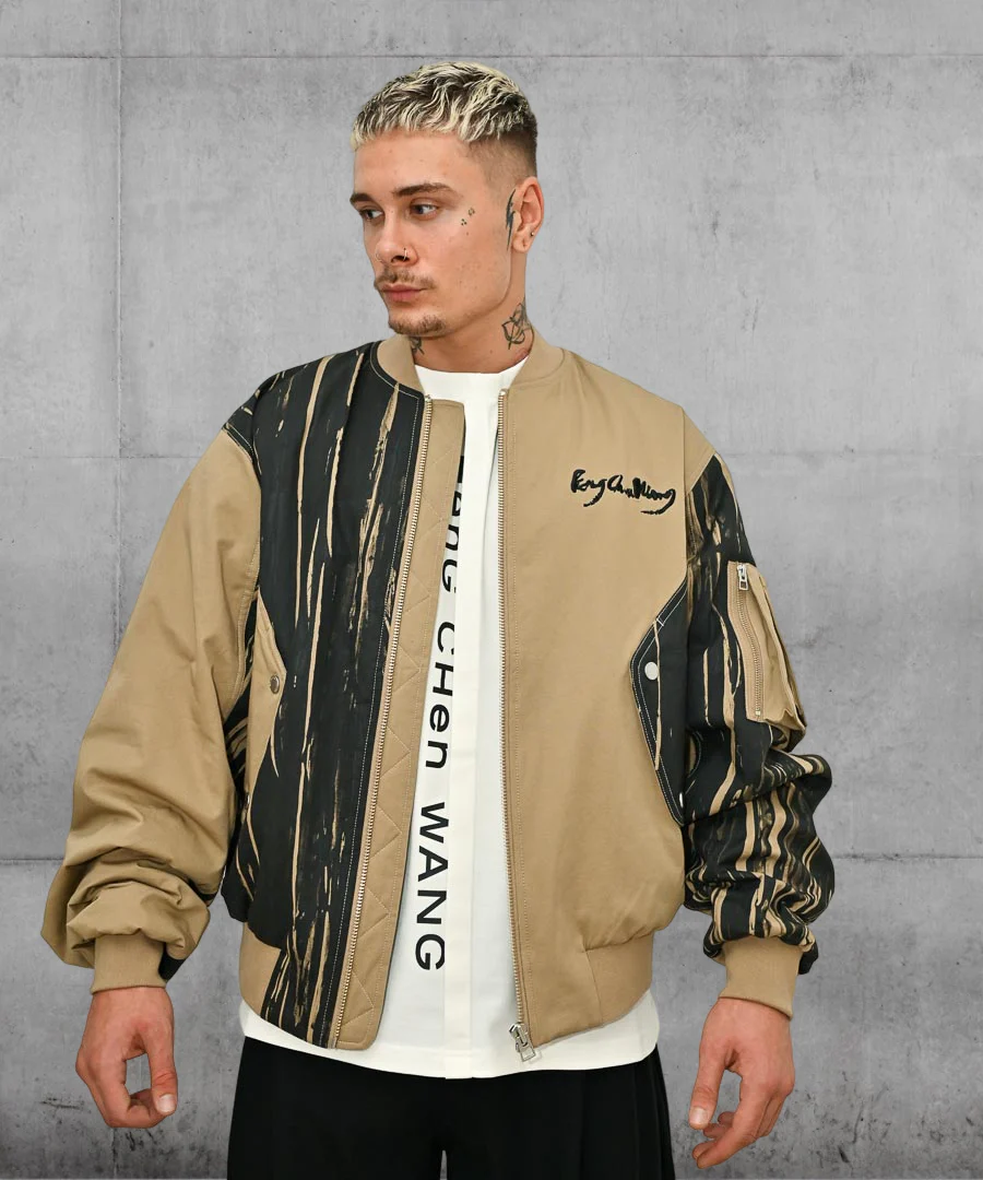 Bomber Jacket Kaki - Feng Chen Wang