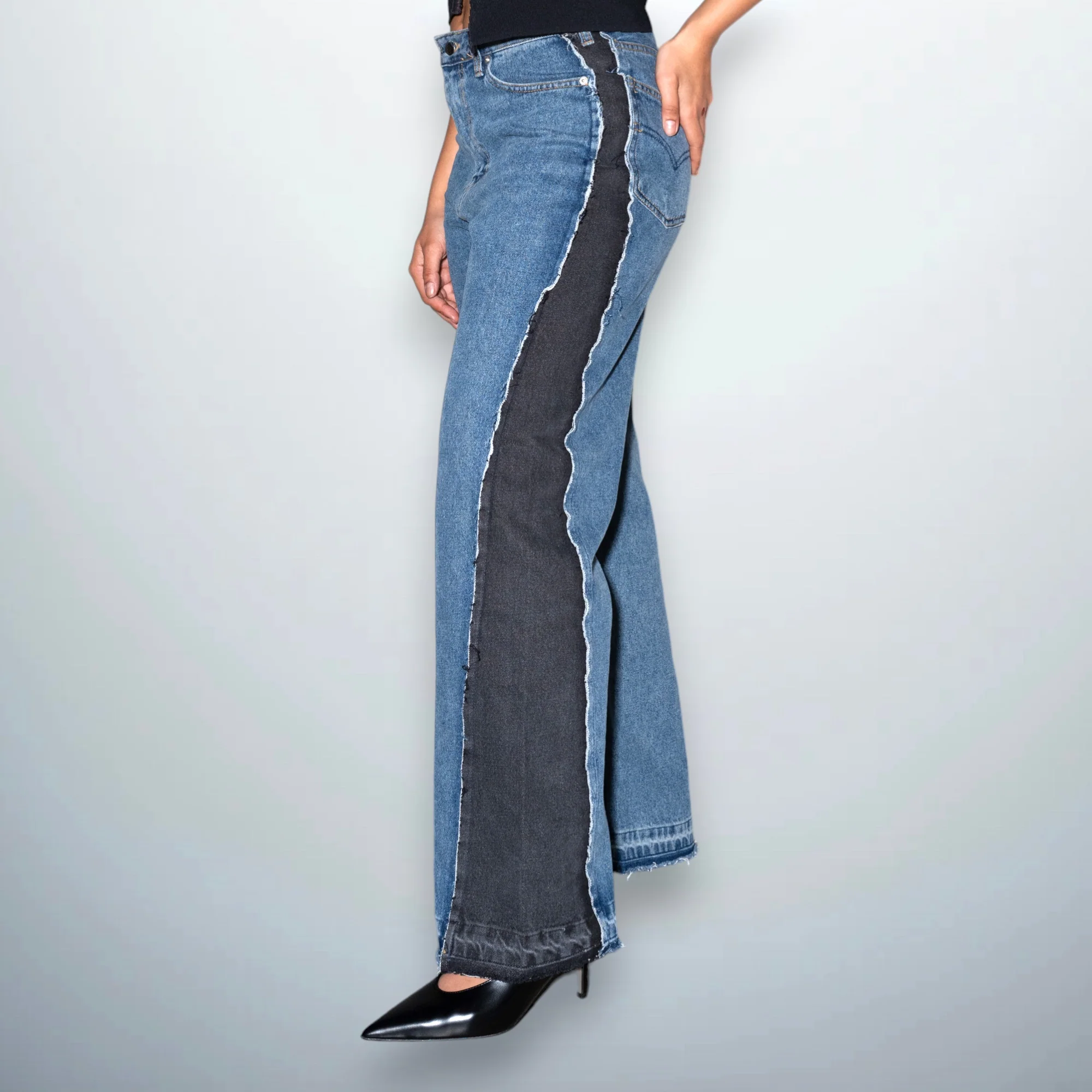 Reworked Denim Pants