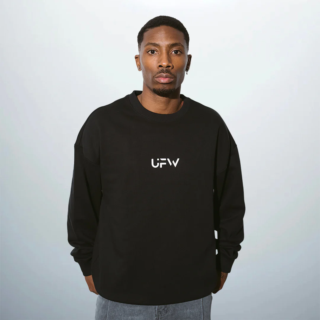 Embossed Letter Sweatshirt