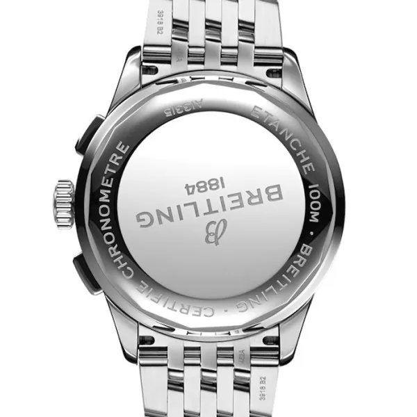 Breitling Premier Men Automatic Blue Stainless Steel Watch A13315351C1A1