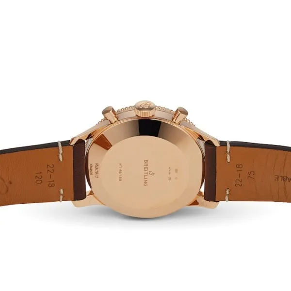 Breitling Navitimer Men Automatic Brown Leather Watch RB0910371B1X1