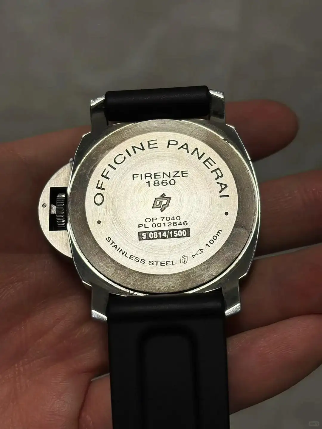 Panerai Luminor Due Men Automatic Black Alligator Watch PAM01250