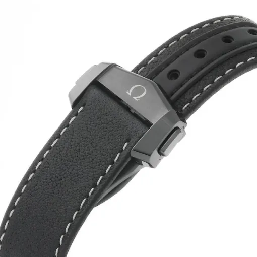 Omega Speedmaster Men Automatic Black Leather Watch O31192445101004