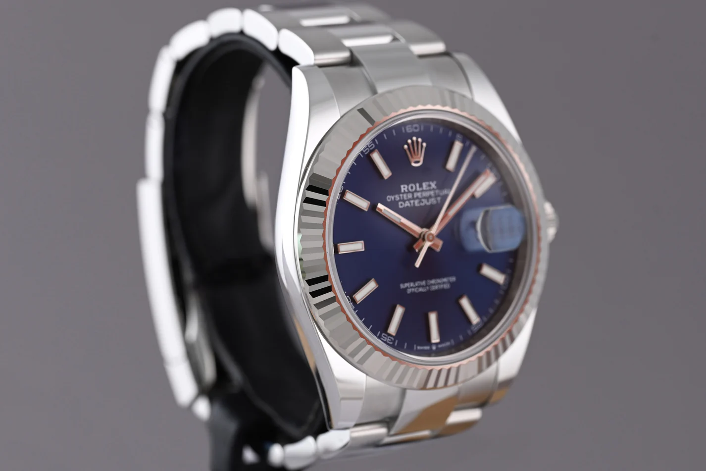 Rolex Datejust 41mm Blue Dial 126334 Oyster