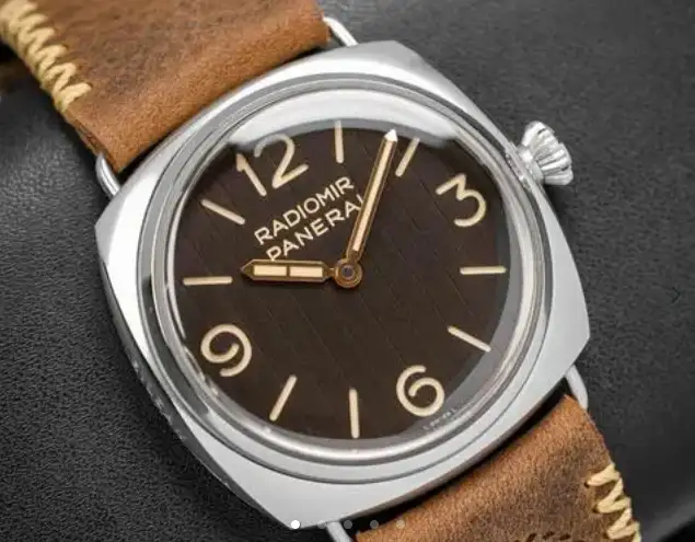 Panerai Radiomir Men Automatic Brown Calf Watch PAM01243