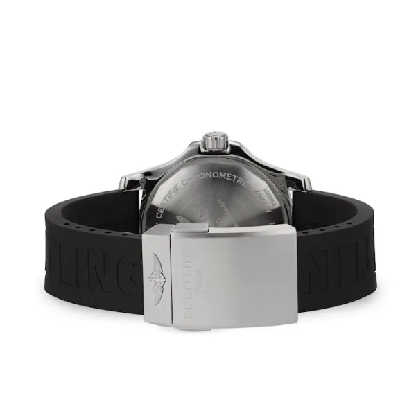 Breitling Superocean Men Automatic Yellow Rubber Watch A17367021I1S2