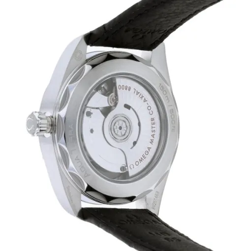 Omega Seamaster Aqua Terra Men Automatic Black Leather Watch O22013382001001