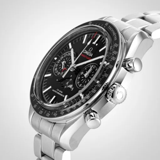 Omega Speedmaster Men Automatic Black Stainless Steel Watch O30430445201001