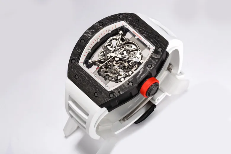 Richard Mille RM055 Black Carbon Fiber Watch