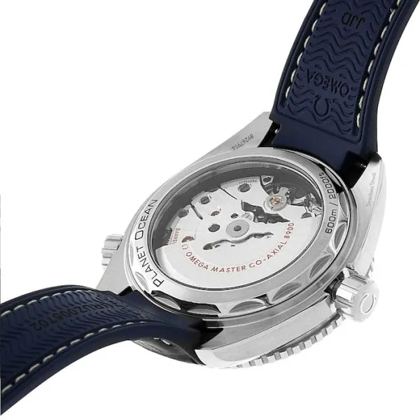 Omega Planet Ocean Men Automatic Blue Leather Watch O21533402003001