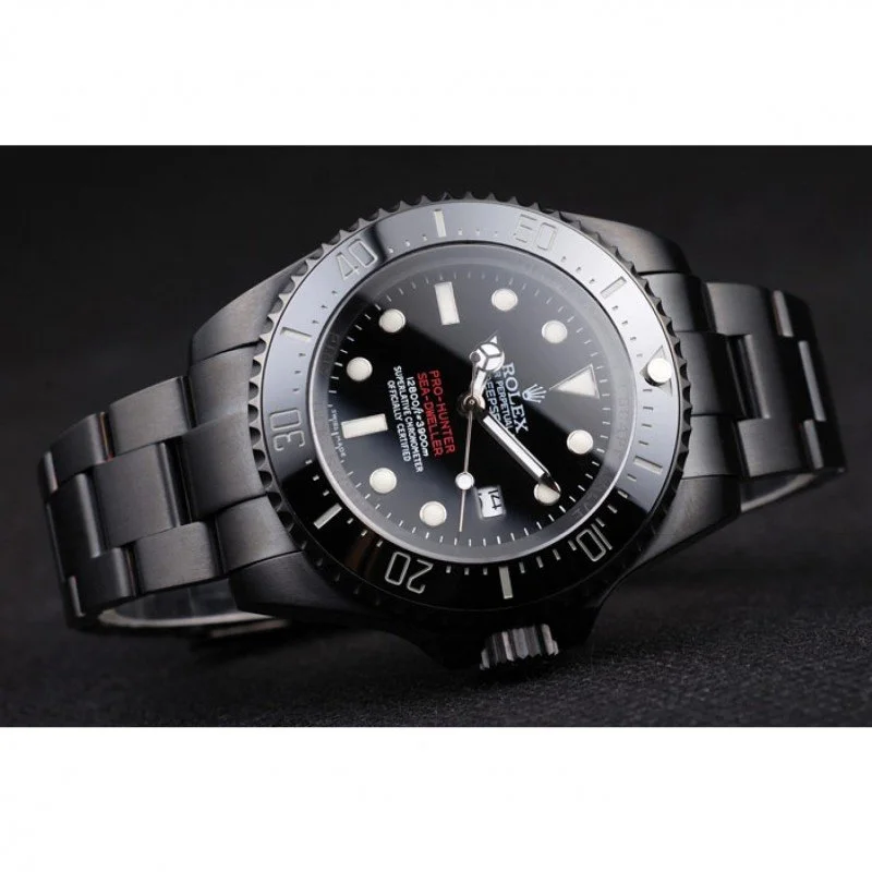 Superclone Rolex Deepsea 42mm Black Dial REP016819