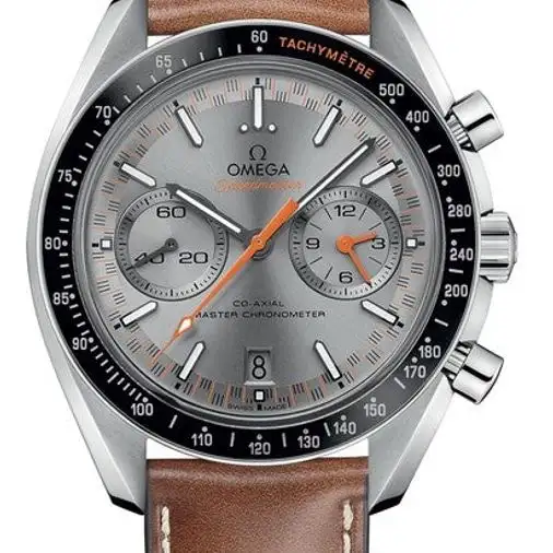 Omega Speedmaster Men Automatic Grey Leather Watch O32932445106001