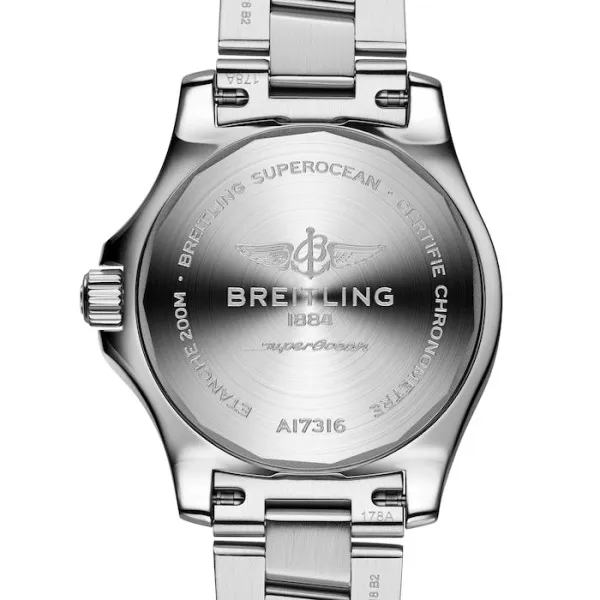 Breitling Superocean Women Automatic Blue Stainless Steel Watch A17316D81C1A1