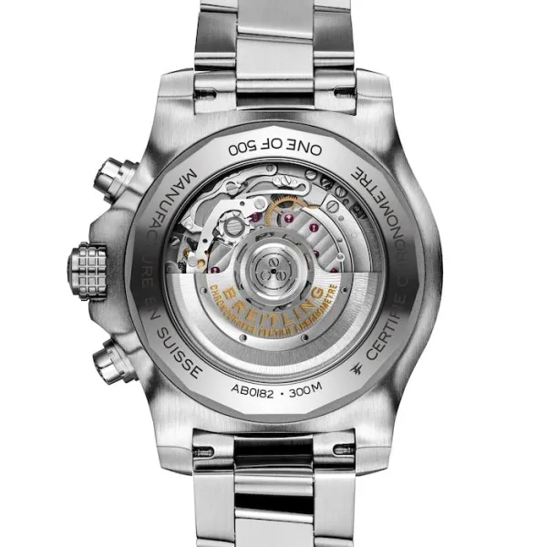 Breitling Avenger Men Automatic Grey Stainless Steel Watch AB01821A1B1A1