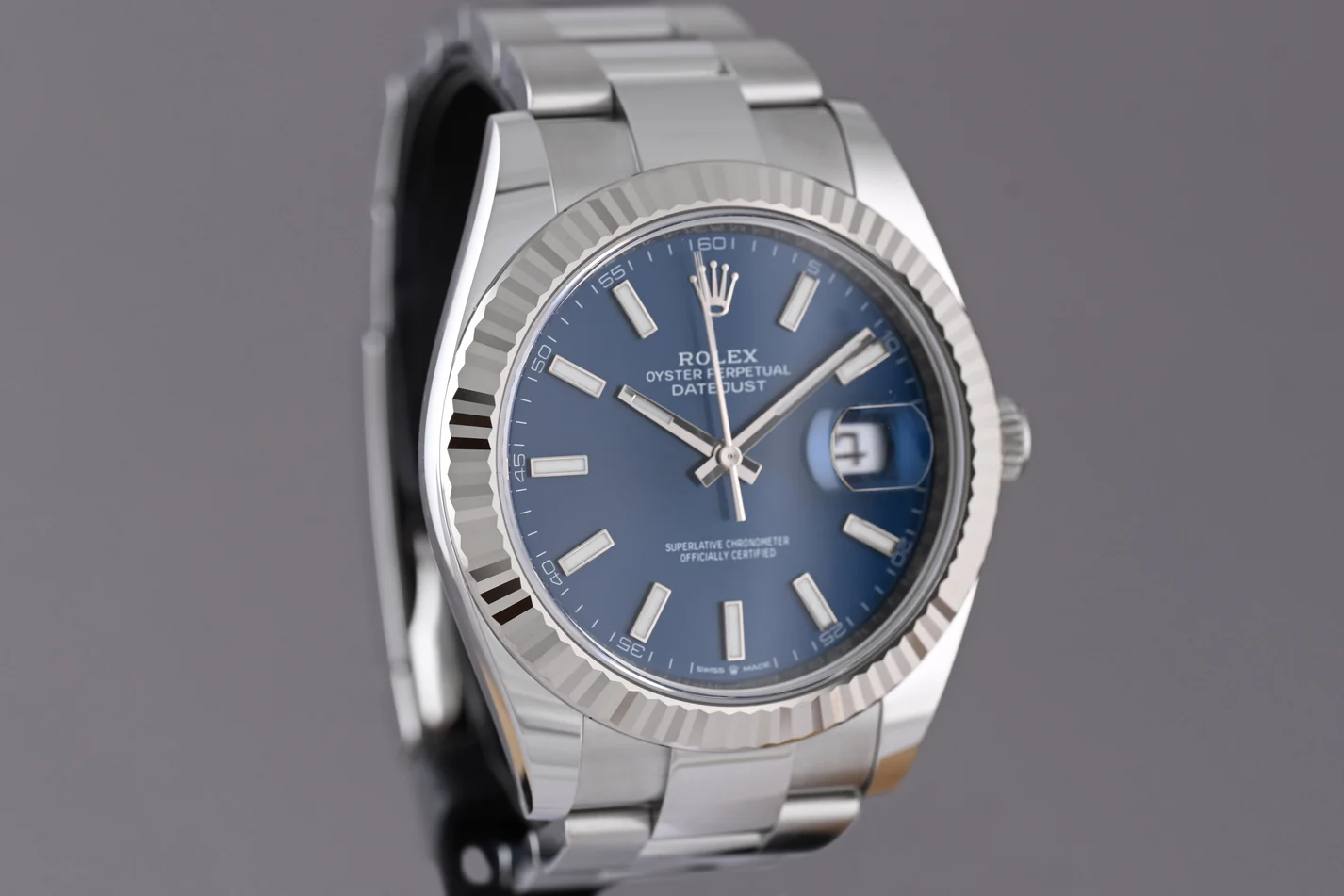 Rolex Datejust 41mm Blue Dial 126334 Oyster