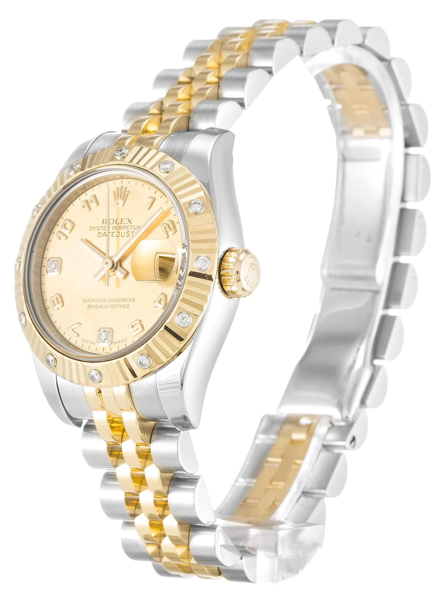 Rolex Lady-Datejust 26mm Champagne Dial 179313
