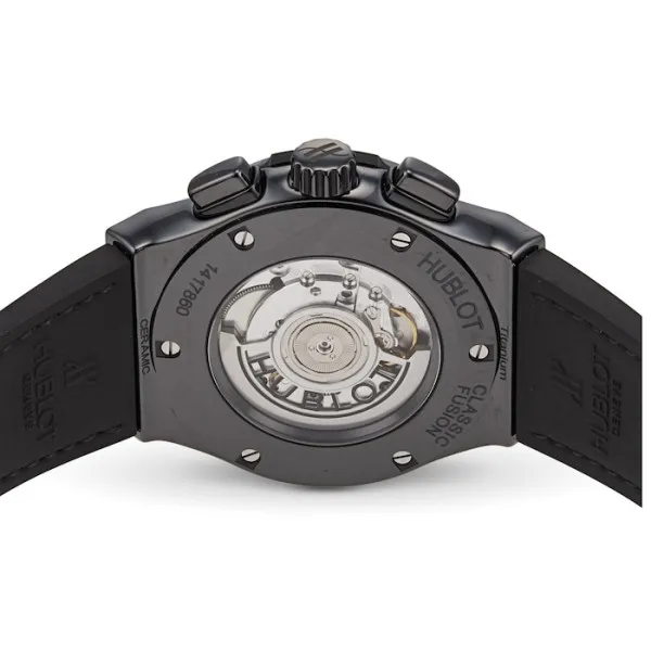 Hublot Classic Fusion Men Automatic Black Alligator Watch 525.CM.0170.LR
