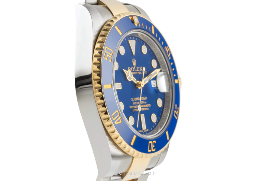 Superclone Rolex Submariner 40mm Blue Dial 116613LB  Bluesy