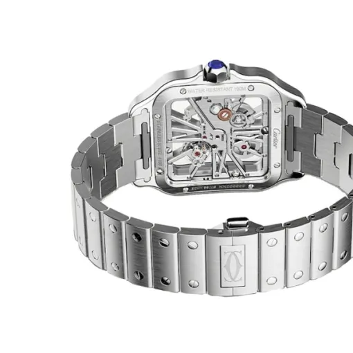 Cartier Santos de Cartier Men Automatic Silver Stainless Steel Watch WHSA0015