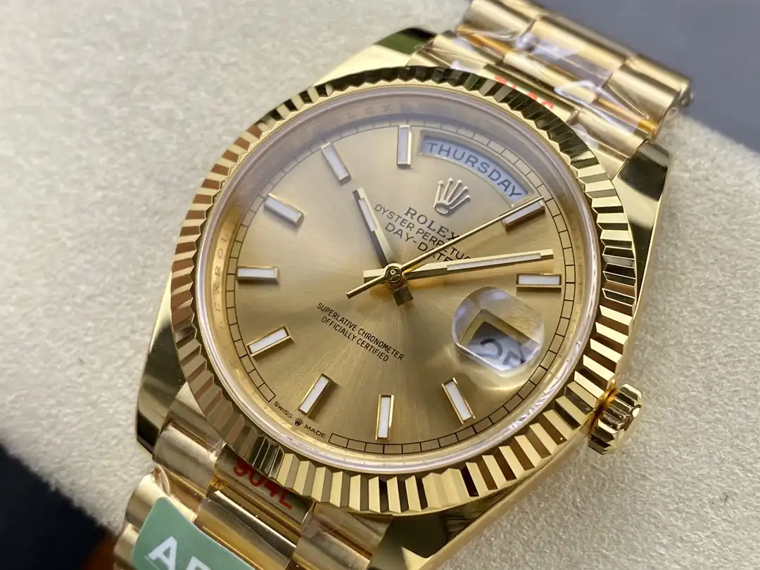 Superclone Rolex Day-Date II 40mm Champagne Dial 228238