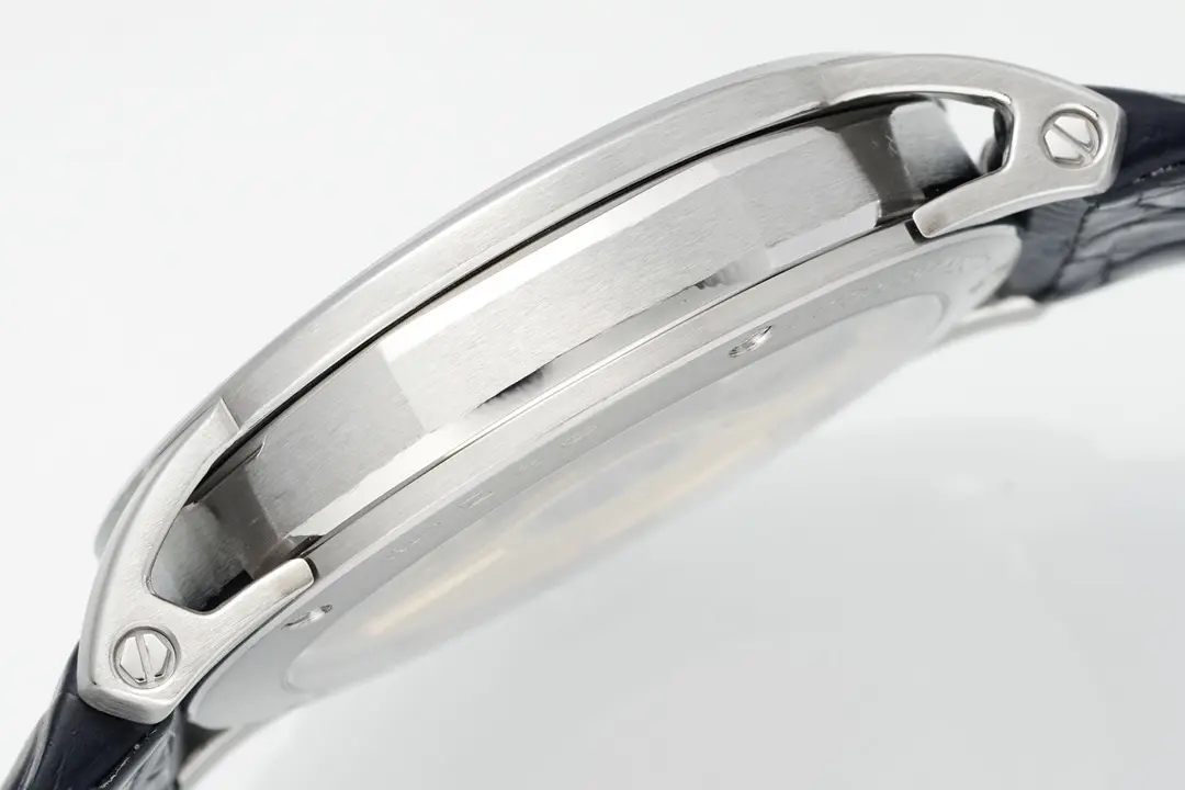 watch Audemars Piguet CODE 11.59 Blue Dial Three-Hand Automatic Watch with Leather Strap