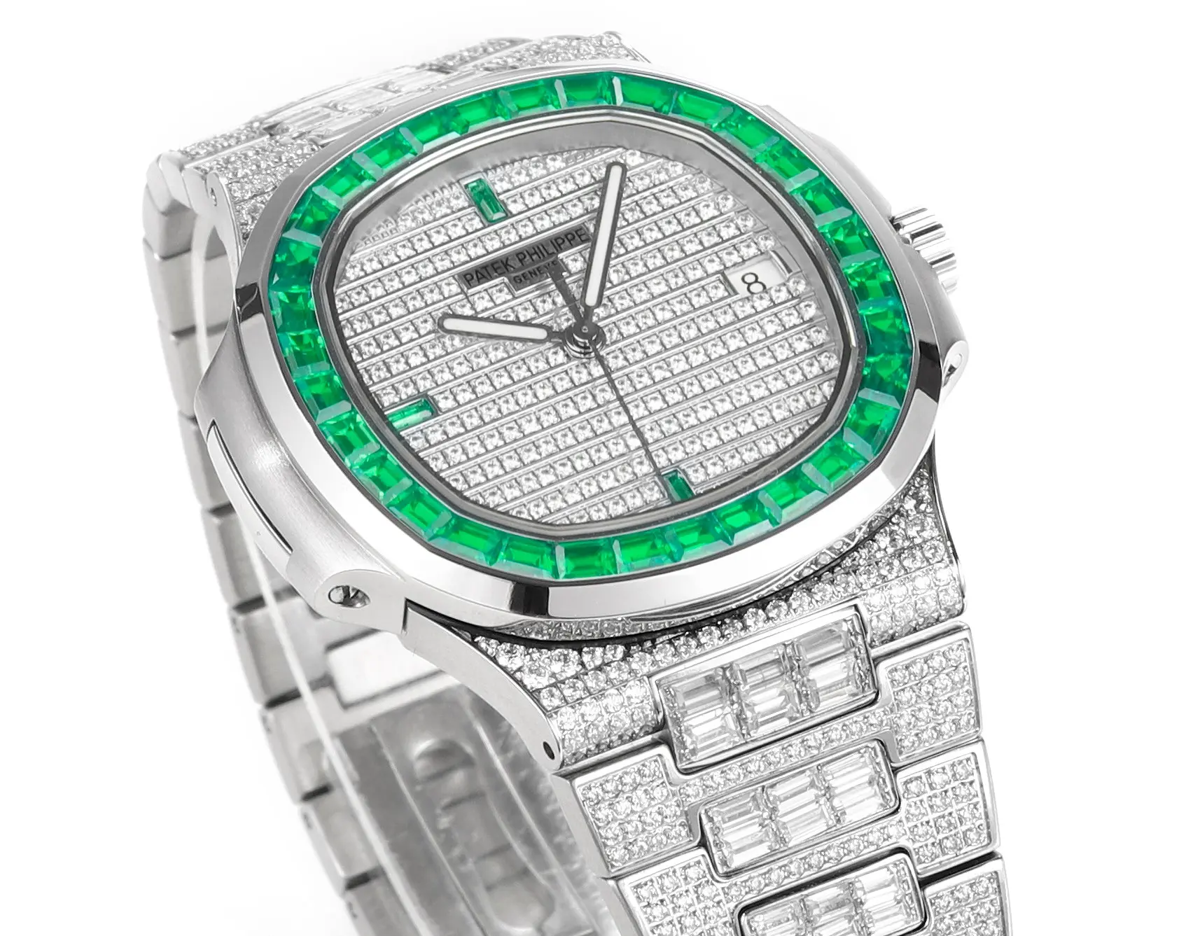 Patek Philippe Nautilus Platinum Green Watch