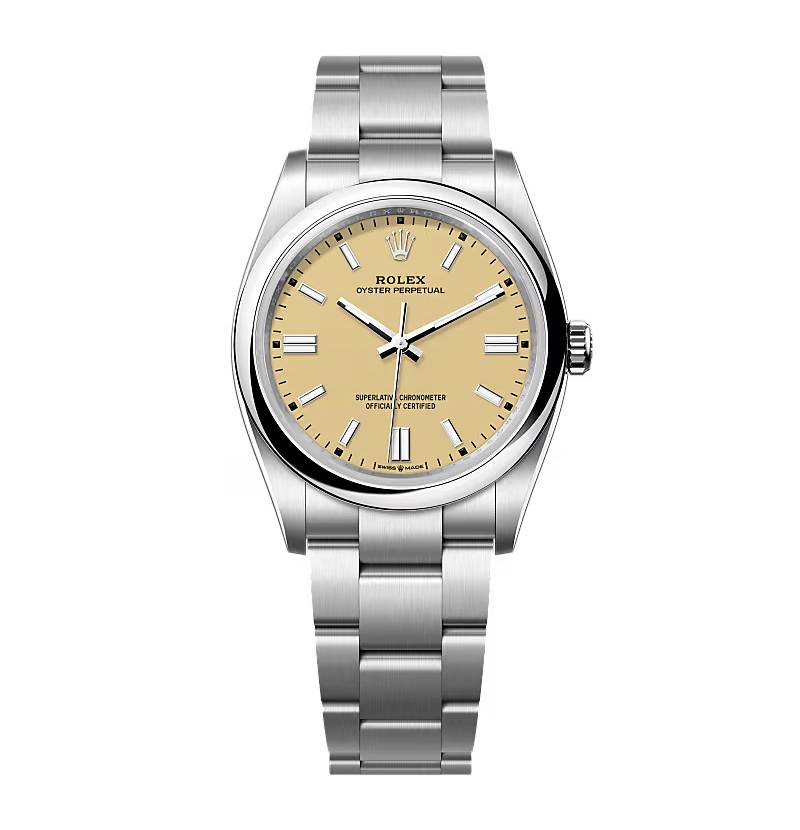 Superclone Rolex Oyster Perpetual 277200 Beige Dial