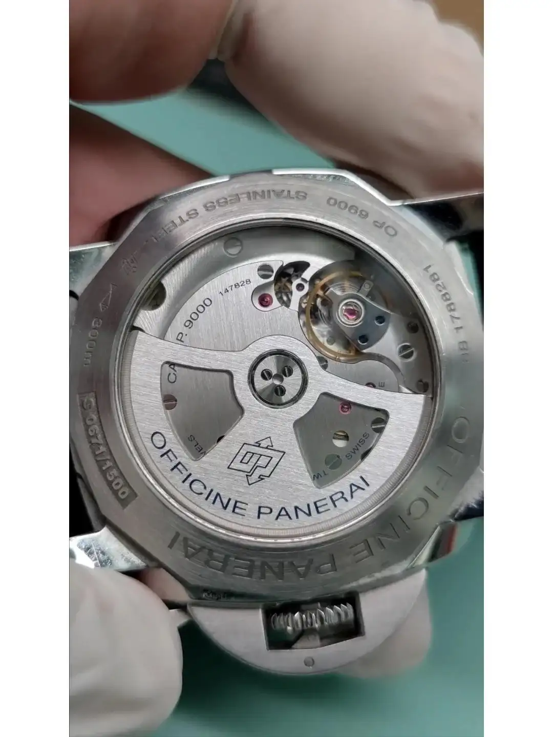 Panerai Luminor Due Men Automatic Black Alligator Watch PAM00943