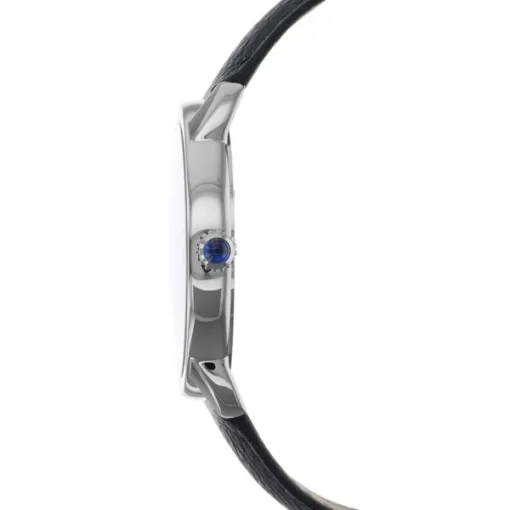 Cartier Ronde de Cartier Men Automatic Silver Leather Watch WSRN0022