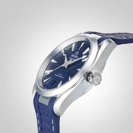 Omega Seamaster Aqua Terra Men Automatic Blue Rubber Watch O22012382003001