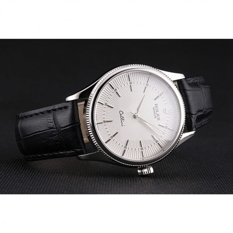 Superclone Rolex Cellini 38mm White Dial REP016805